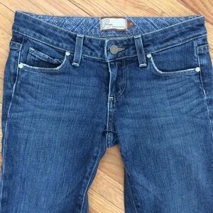 Jean Paige Premium Denim Boot Cut Laurel Canyon - Taille 14 (28) - Coton Mélangé Bleu - Comme Neuf